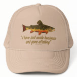 Famous Fishing Quote Trucker Hat