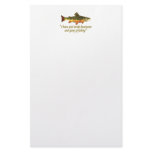 Famous Fishing Quote Stationery Design