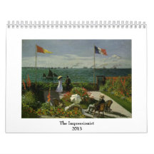Famous Impressionist Paintings 2013 Wall Calendar