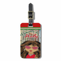 Famous in Italy Luggage Tag luggage tags