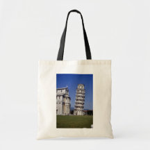 Famous inclined bell tower, the Leaning Tower of P Bags