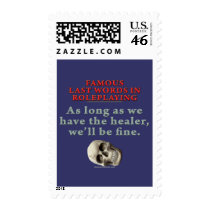 Famous Last Words in Roleplaying: Healer Postage Stamps