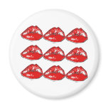 Famous Lips 1 Fridge Magnet