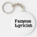 Famous Lyricist Keychain