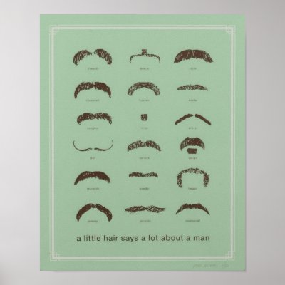 Famous Mustaches Poster by Toys910