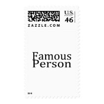 Famous Person postage