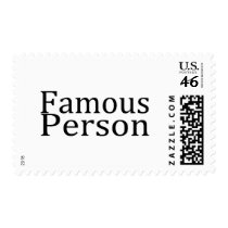 Famous Person postage by TeeZazzle Famous Person postage