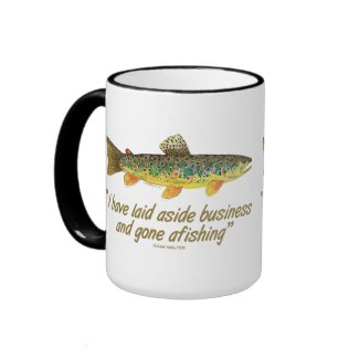 Famous Quote by Izaak Walton - Fishing mug