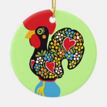 Famous Rooster of Barcelos Nr 06 Christmas Ornament