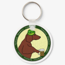 Famous Seamus Lager Irish Setter Keychain