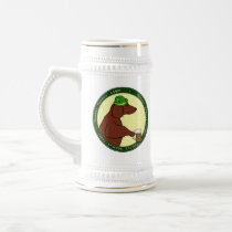 Famous Seamus Lager Irish Setter Stein mugs by MenagerieMayhem Famous Seamus Lager Irish Setter Stein mugs