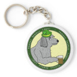 Famous Seamus Lager Irish Wolfhound Keychain