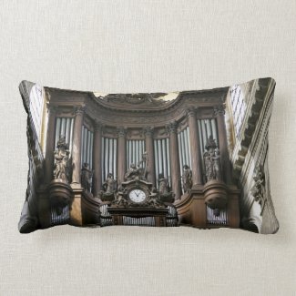 Famous St Sulpice organ pillow
