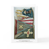 Famous Union Battle Flags - Plate 1 - cards