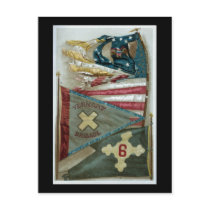 Famous Union Battle Flags - Plate 1 - postcards