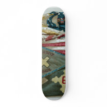 Famous Union Battle Flags - Plate 1 - Skate Board Deck