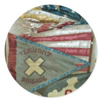 Famous Union Battle Flags - Plate 1 - stickers