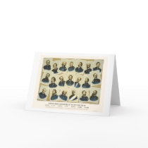 Famous Union Commanders 1884 cards