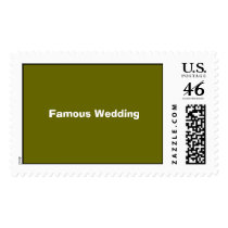 Famous Wedding postage