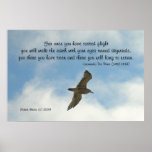 Famous Words: Flight - Seagull - Poster