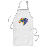 Fan Bass Rainbow Apron