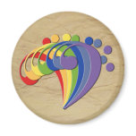 Fan Bass Rainbow Refrigerator Magnets