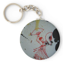 "Fan Dancer 2" keychains by gingerche "Fan Dancer 2" keychains