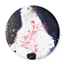 "Fan Dancer Detail" magnets
