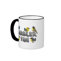 Fan de la curruca tazas de café
