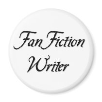 Fan Fiction Writer Fridge Magnet