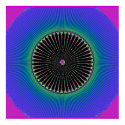 Fan Fractal Poster posters