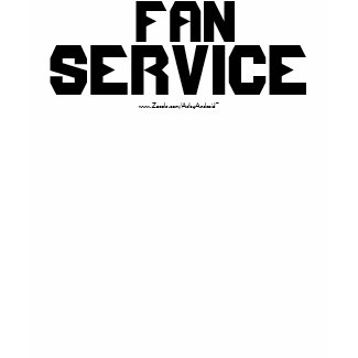 Fan Service T-shirt calls attention to your boobs