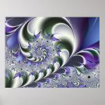 Fan Spiral Poster