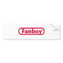 Fanboy Bumper Sticker bumper stickers by GamerSwagg Fanboy Bumper Sticker bumper stickers