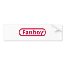 Fanboy Bumper Sticker bumper stickers by GamerSwagg Fanboy Bumper Sticker bumper stickers