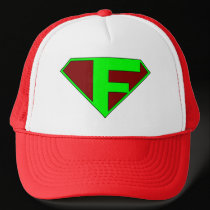 fanboy logo red trucker hat hats