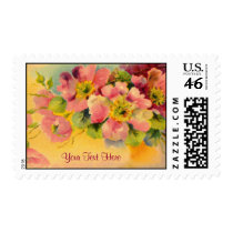 Fanciful and Feminine Floral Postage Stamps by vintagegiftmall Fanciful and Feminine Floral Postage Stamps