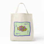 Fanciful Fish Quilt Tote Bag