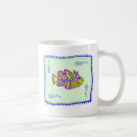 Fanciful Fish Quilt mugs