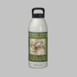 Fanciful Flower (Personalized Water Bottle) water bottles