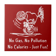 Fanciful Pencil Sketch Tiles-Bicycler