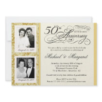 Fancy 50th Anniversary Invitations - Your Photos
