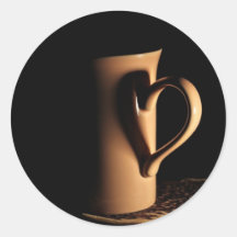Fancy a cup of tea/coffee round sticker