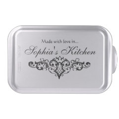 Fancy and Elegant Personalized Name Cake Pan