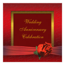Fancy Anniversary Party Invitation