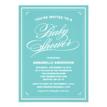 Fancy Baby Shower Invitations
