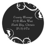 Fancy Black & White Stickers -  CO