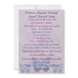 Fancy Blue Morpho Butterfly Invitations