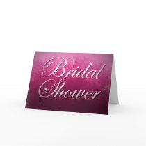 Fancy Bridal Shower card