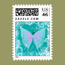Fancy Butterfy postage